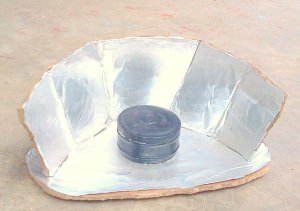 Panel-style solar cooker